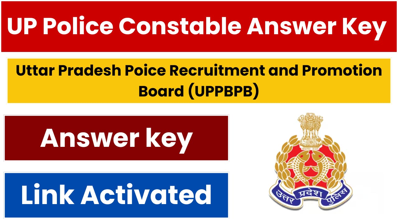 UP Police Constable Final Answer Key 2024