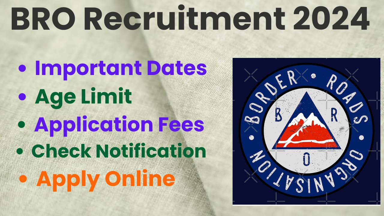 BRO Recruitment 2024