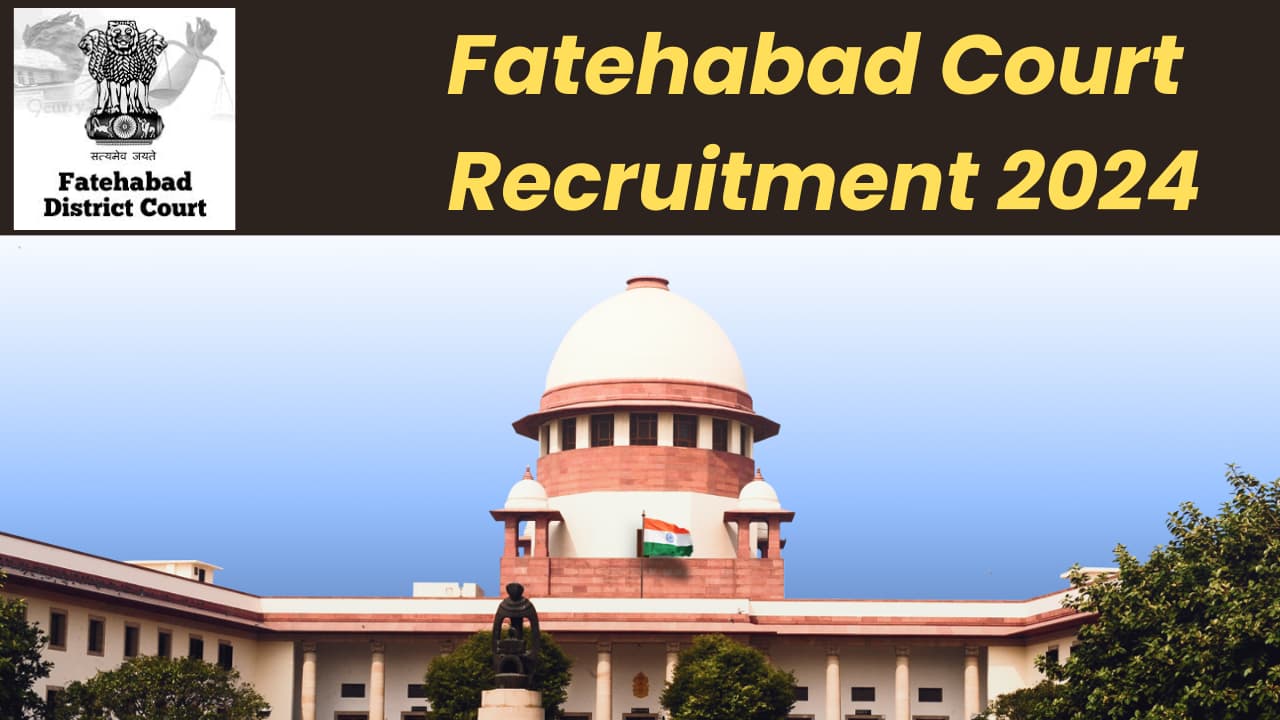 Fatehabad Court Stenographer Recruitment
