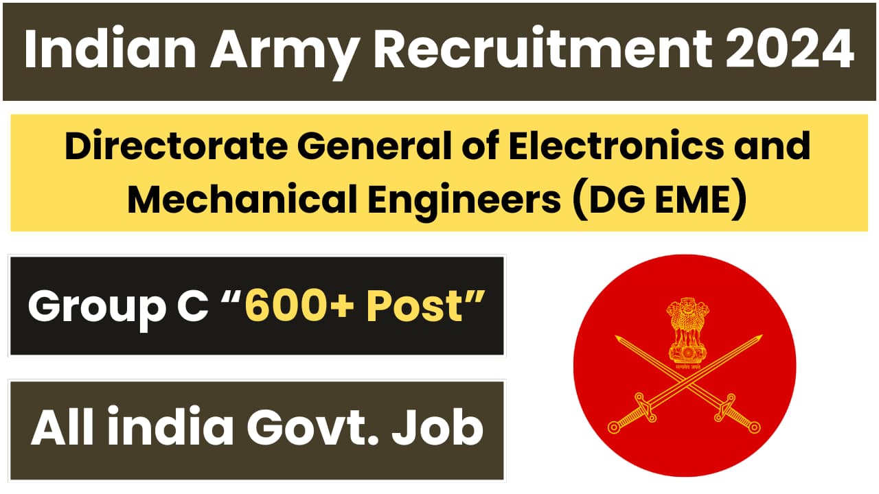 Indian Army Group C Recruitment 2024