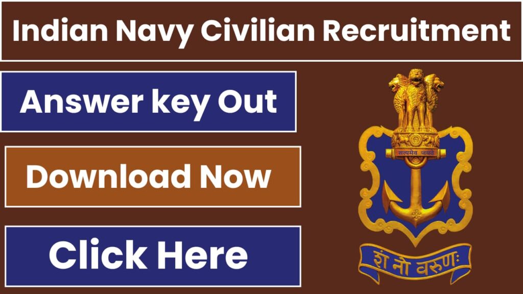 Indian Navy Civilian Answer Key 2024 Notice Released Download Now Check Notice Direct Link