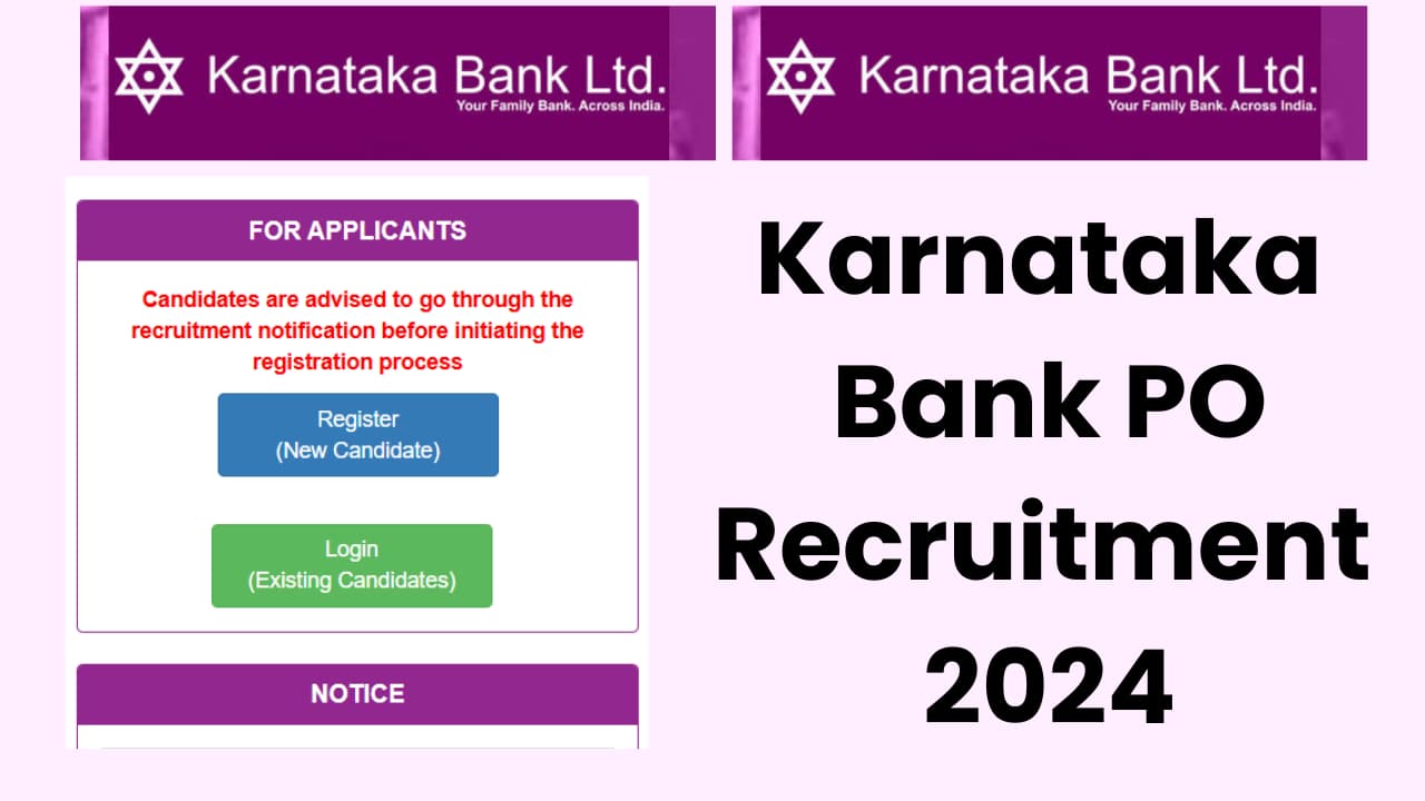 Karnataka Bank PO Recruitment 2024