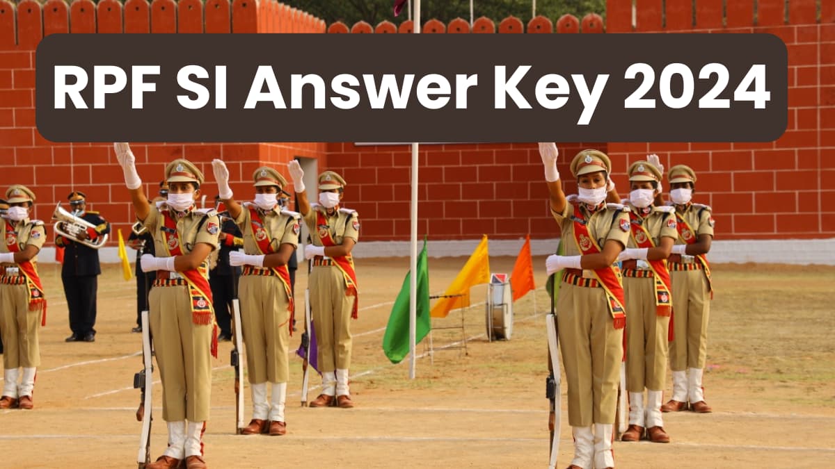 RPF SI Answer Key 2024