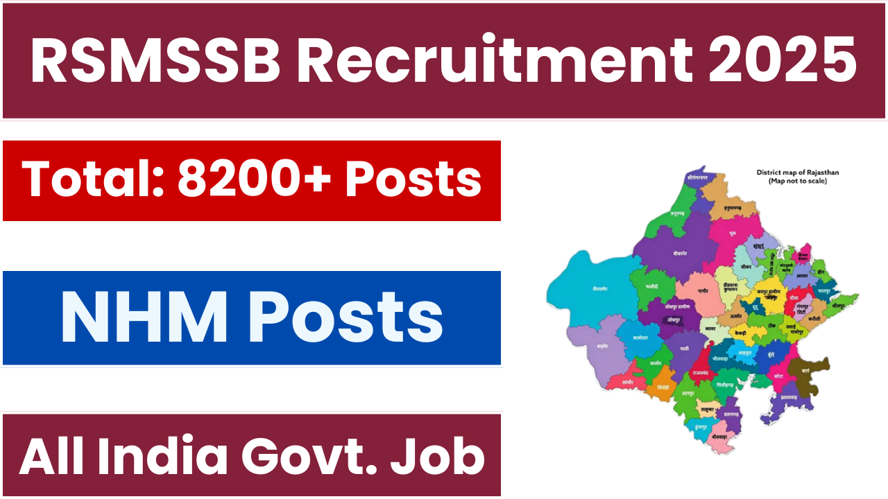 RSMSSB NHM Recruitment 2024