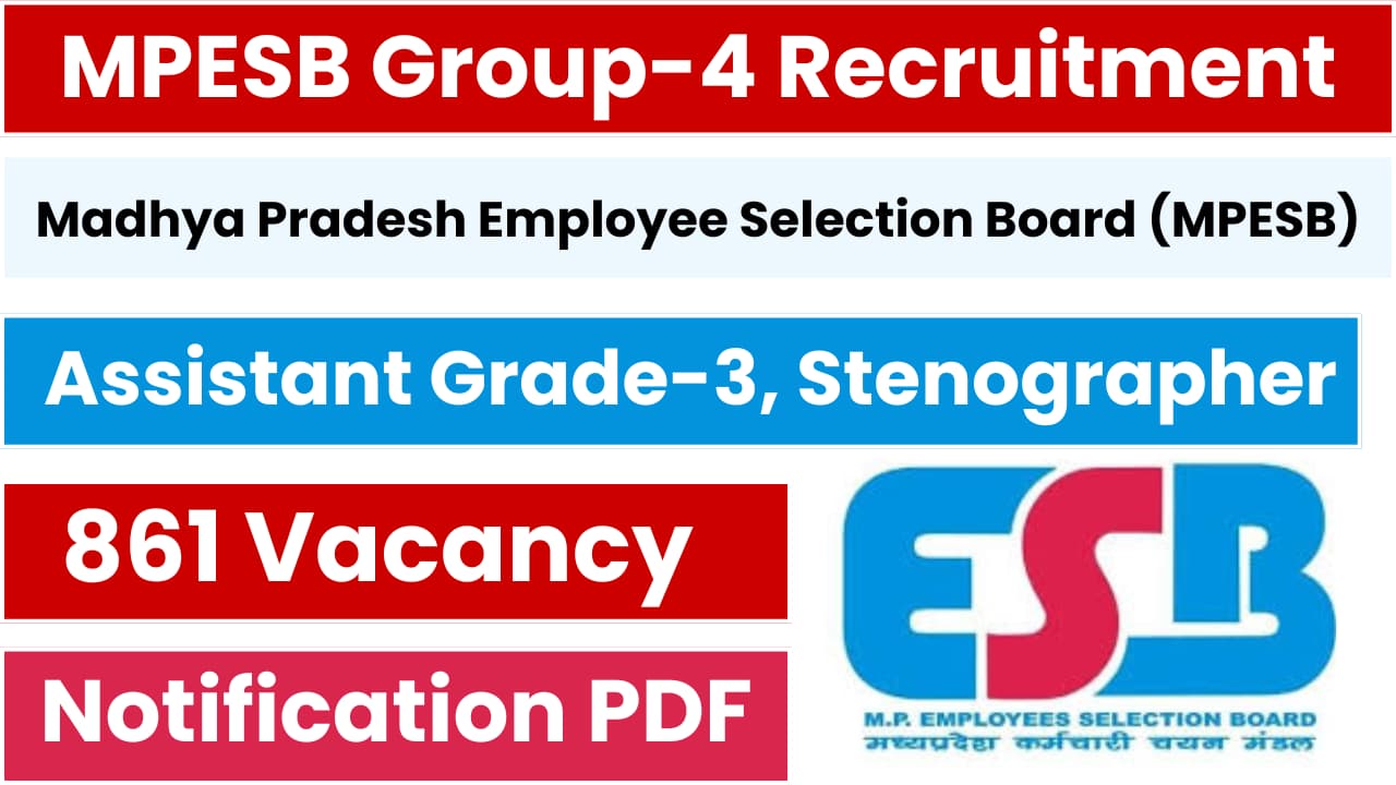 MPESB Group 4 Recruitment 2025