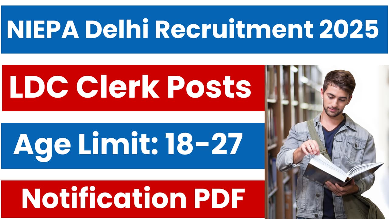 NIEPA Delhi Recruitment 2025
