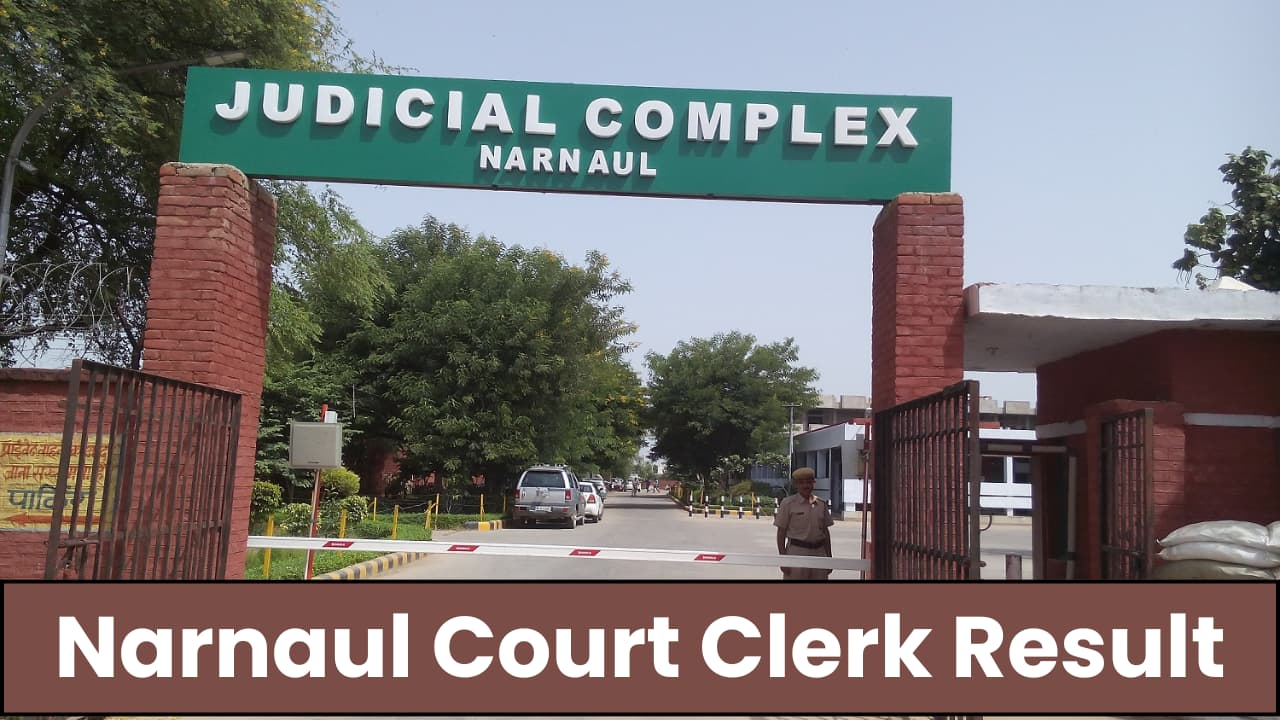 Narnaul Court Clerk Result