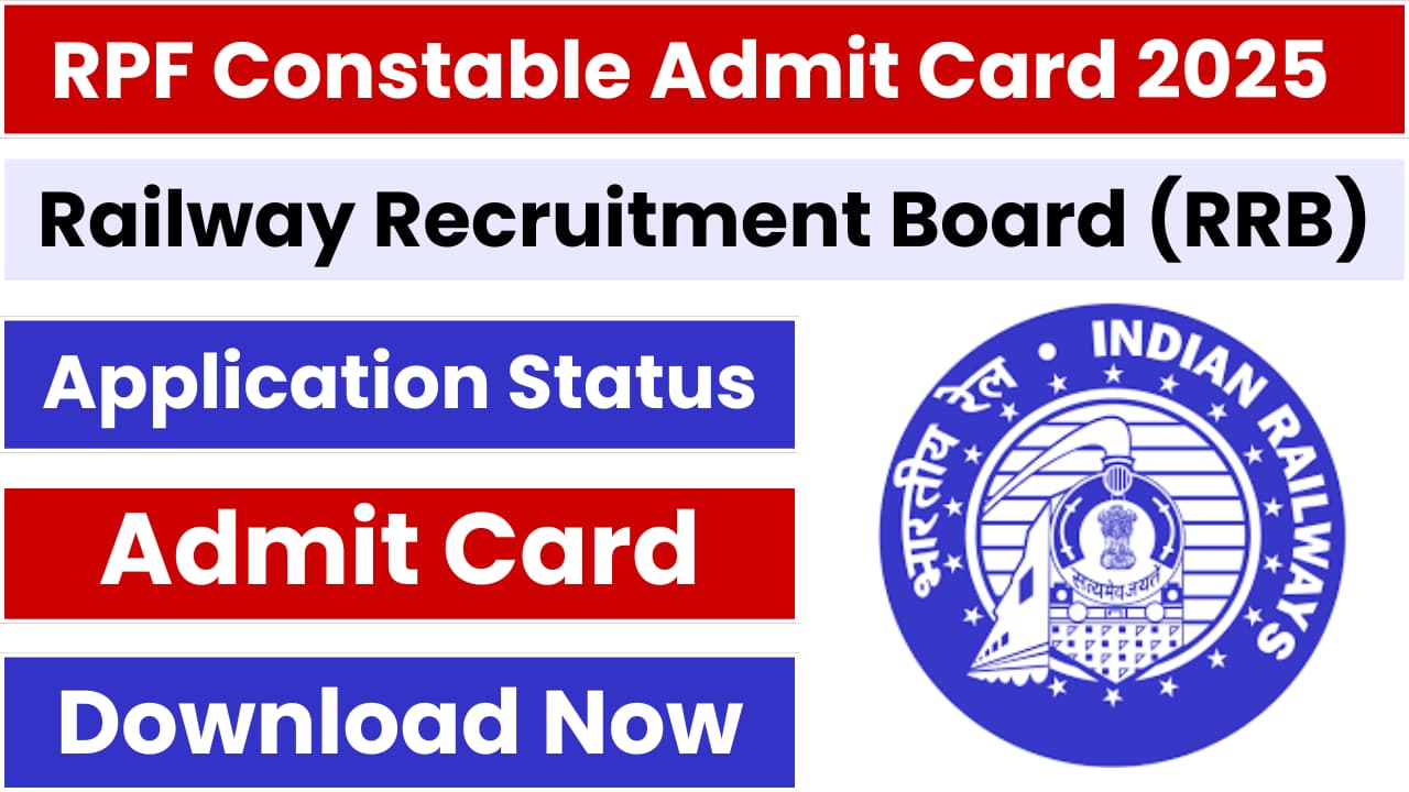RPF Constable Admit Card 2025