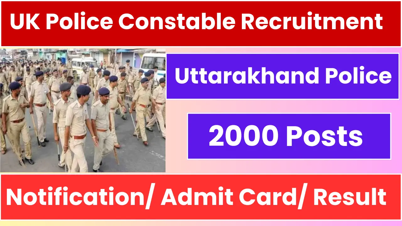 Uttarakhand Police Constable Recruitment