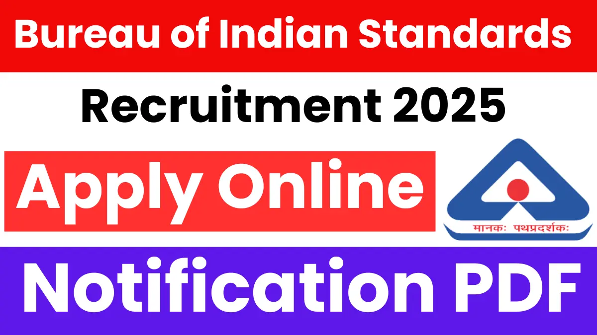 BIS Scientist-B Recruitment 2025