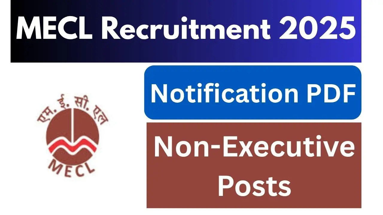 MECL Non-Executive Recruitment 2025