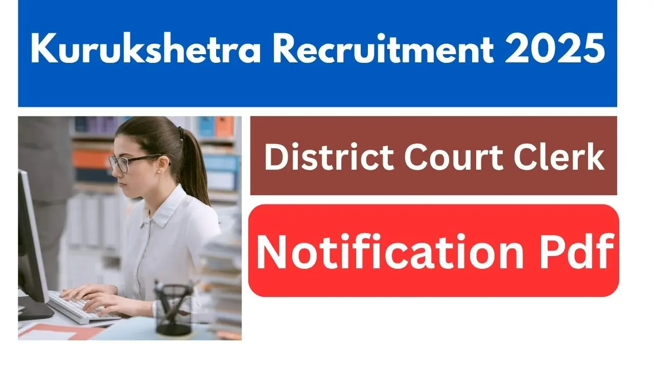 Kurukshetra District Court Clerk Recruitment 2025