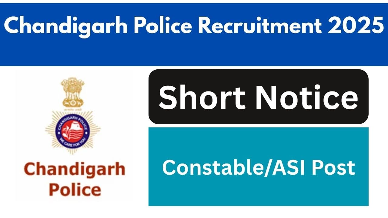 Chandigarh Police Recruitment 2025