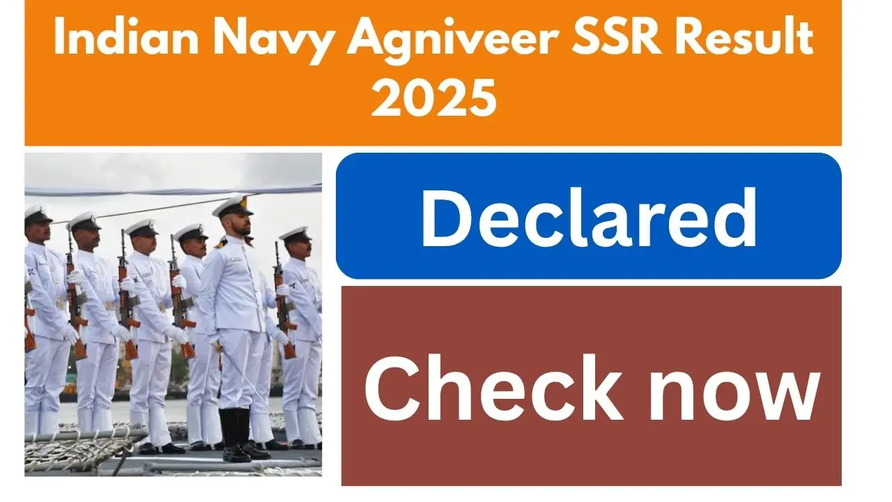 Indian Navy Agniveer SSR Result 2025
