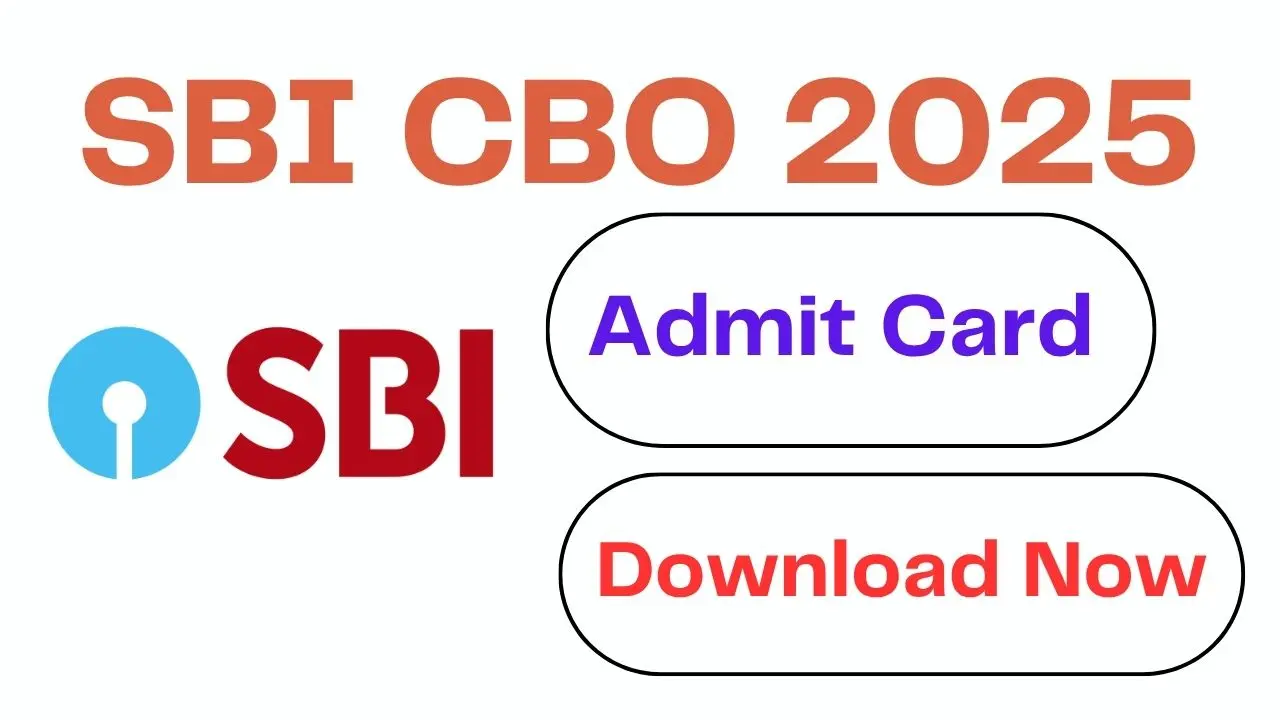 SBI CBO Admit Card 2025