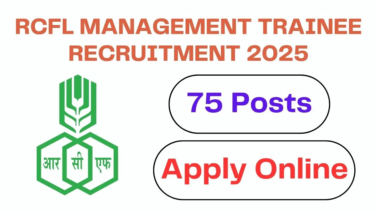 RCFL Management Trainee Recruitment 2025