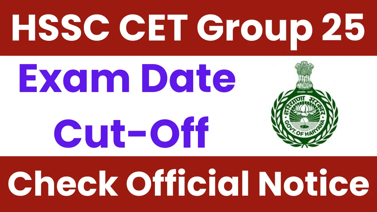HSSC CET Group 25 Shortlisting Candidates