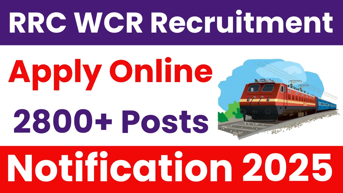 RRC WCR Apprentice Recruitment 2025