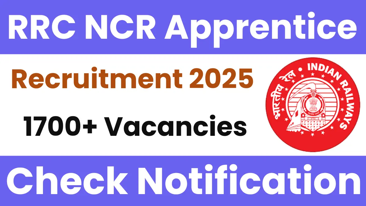 RRC NCR Apprentice recruitment 2025