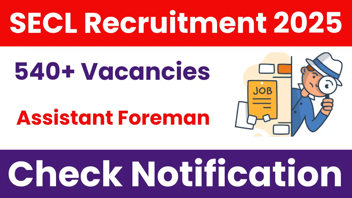 SECL Recruitment 2025