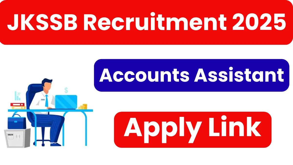 JKSSB Accounts Assistant Recruitment 2025