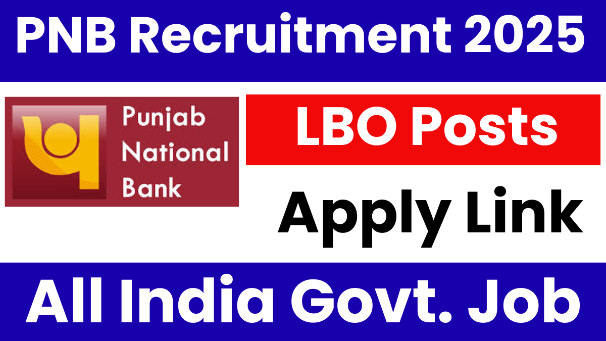 PNB LBO Recruitment 2025