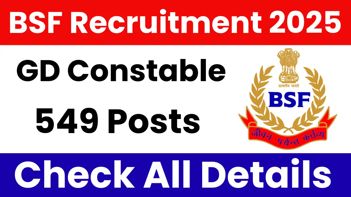 BSF Recruitment 2025