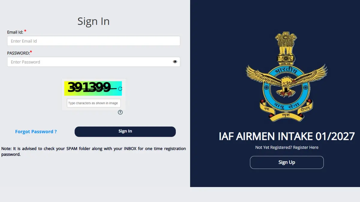 Air Force Airmen Intake 01 2027 Notification
