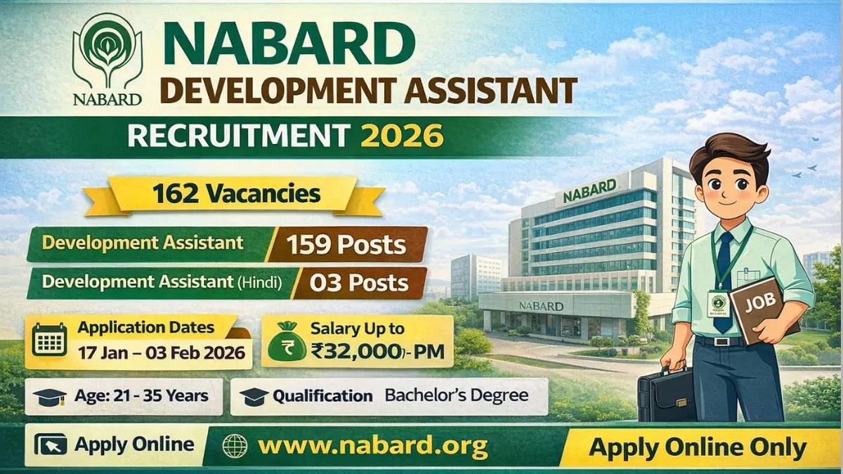 NABARD Development Assistant Recruitment 2026