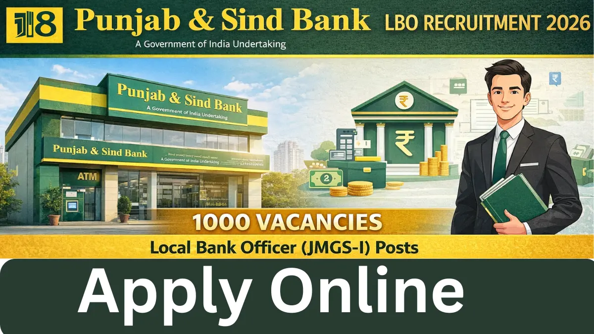 Punjab & Sind Bank LBO Recruitment 2026