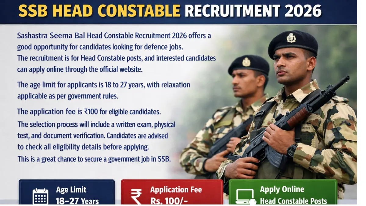 ssb head constable