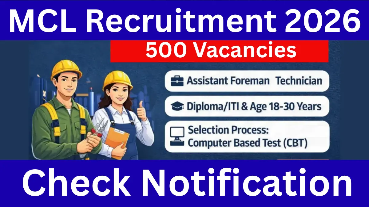 MCL Recruitment 2026