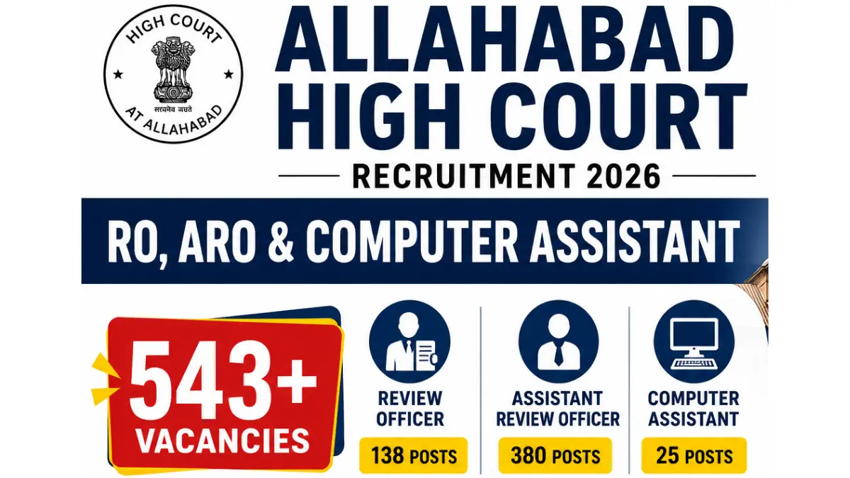 Allahabad High Court Recruitment 2026
