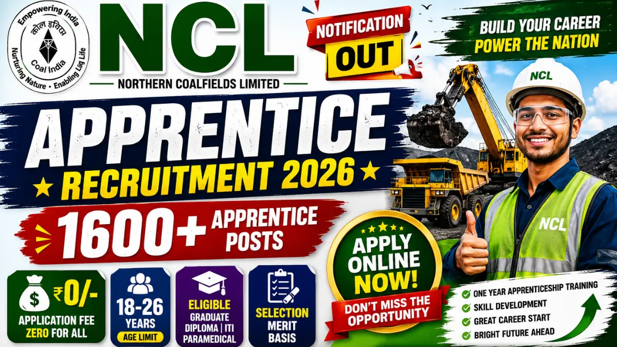 NCL Apprentice Recruitment 2026