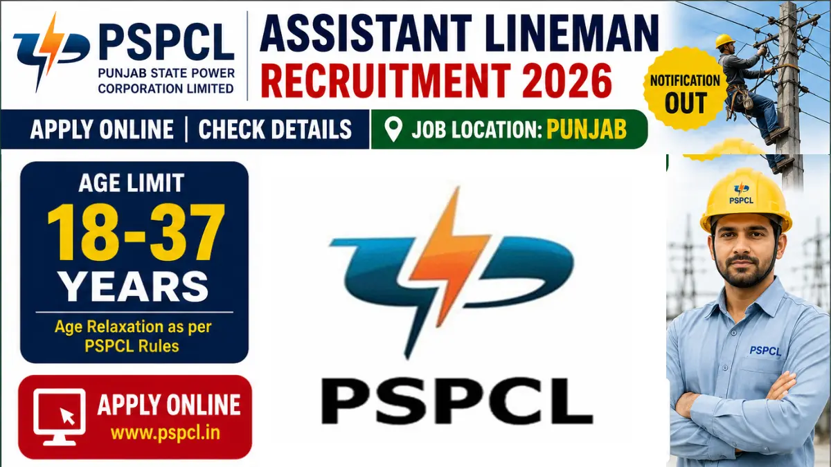 PSPCL Assistant Lineman Recruitment 2026