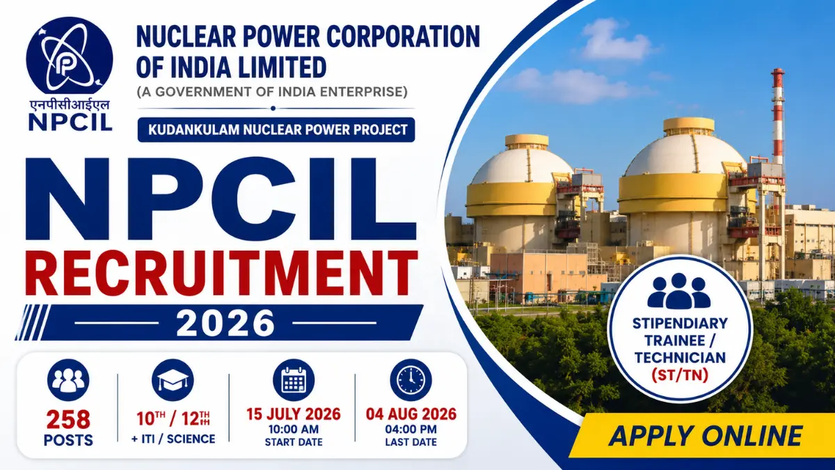 NPCIL Recruitment 2026