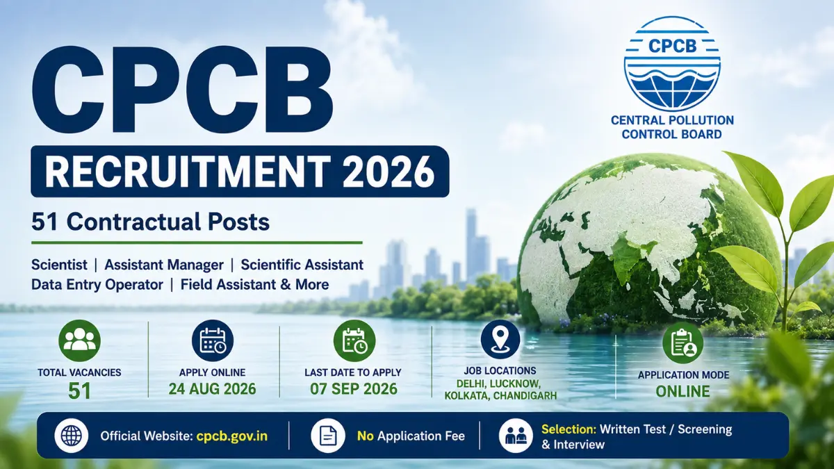 CPCB Recruitment 2026