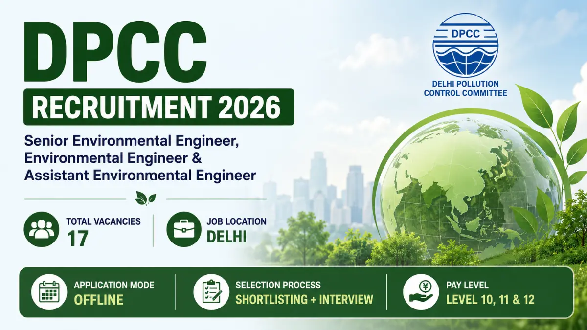 Delhi DPCC Recruitment 2026