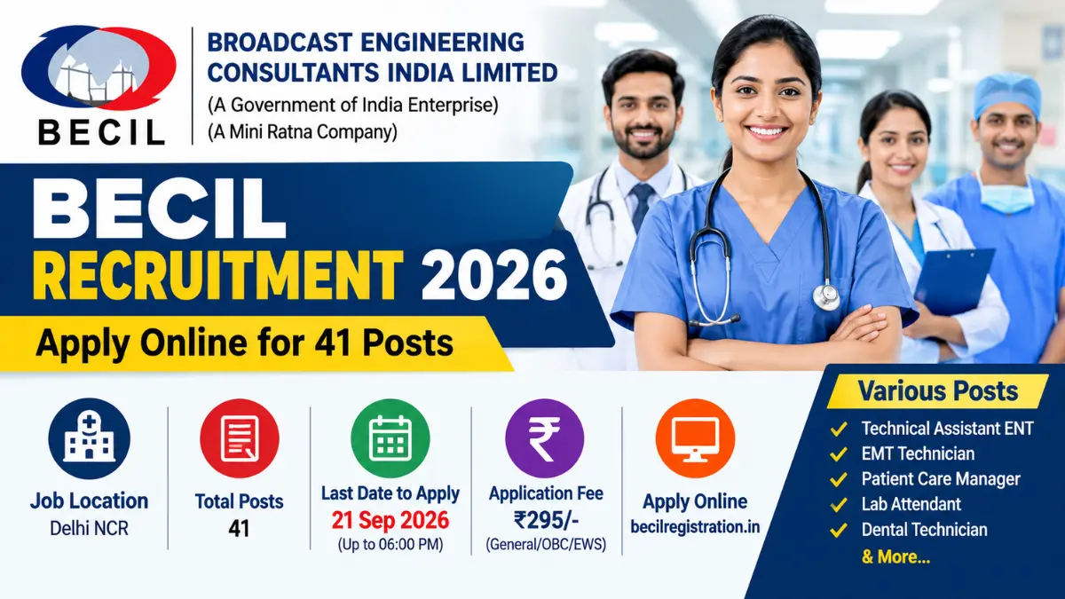 Delhi BECIL Recruitment 2026