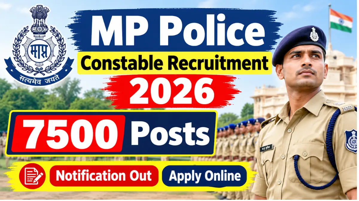 MP Police Constable Recruitment 2026