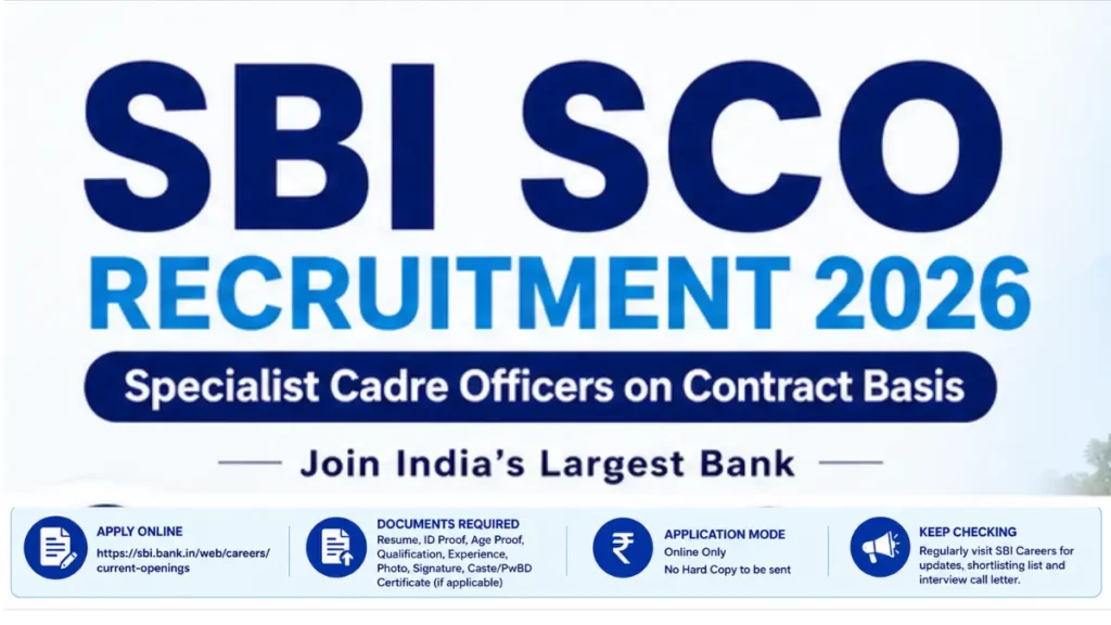 SBI SCO Recruitment 2026