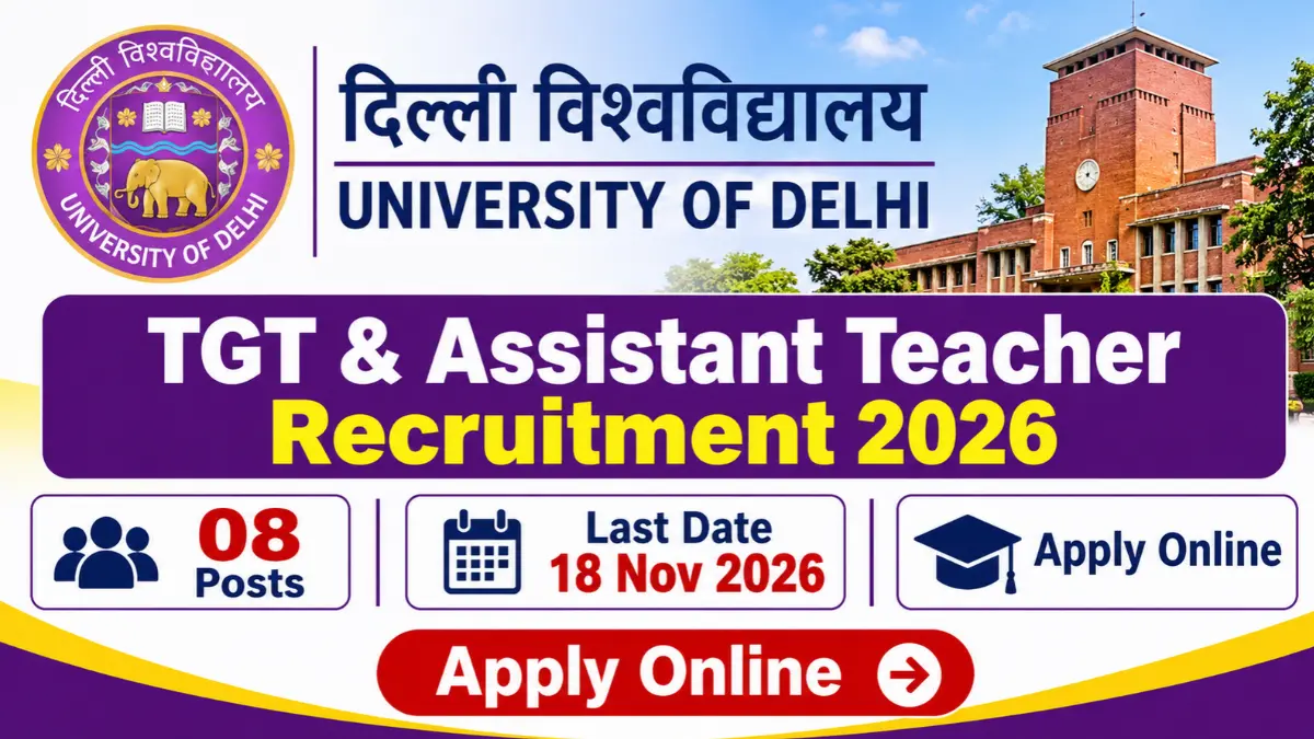 Delhi University Recruitment 2026