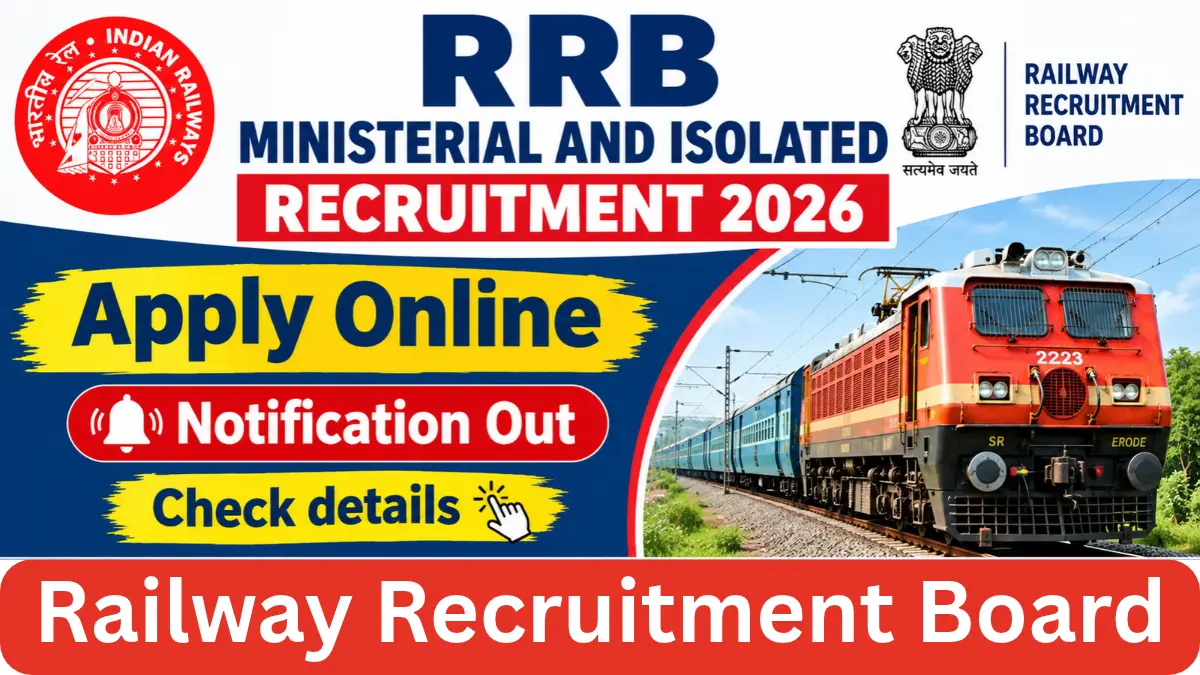 RRB Ministerial and Isolated Recruitment 2026